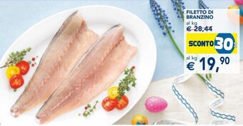 Esselunga Filetto di Branzino offerta