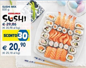 Esselunga Sushi Mix 830 g offerta