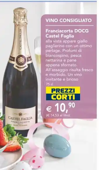 Esselunga Franciacorta DOCG Castel Faglia 75 cl offerta