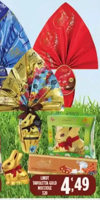 Lindt Tavoletta Gold Nocciole 320