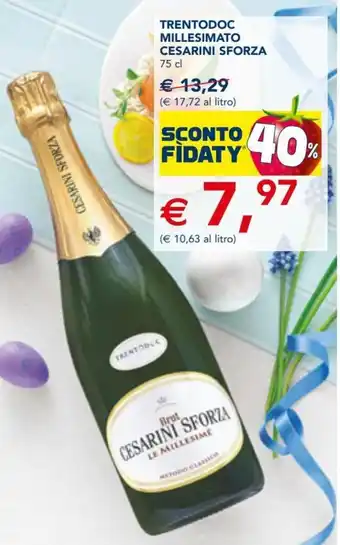 Esselunga Cesarini Sforza Trentodoc Millesimato 75 cl offerta