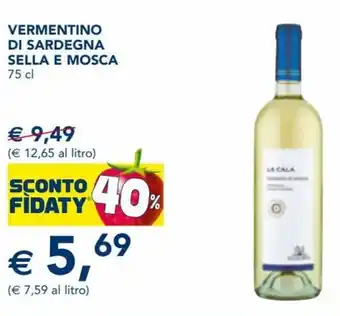 Esselunga Sella E Mosca Vermentino Di Sardegna 75 cl offerta
