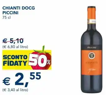 Esselunga Piccini Chianti DOCG 75 cl offerta