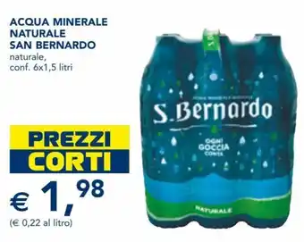 San Bernardo Acqua Minerale Naturale 5 x 1,5 litri
