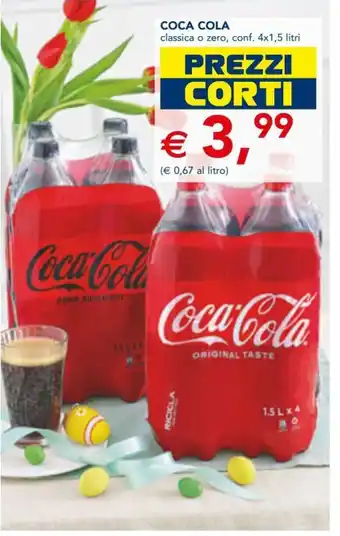 Esselunga Coca Cola 4x1,5 litri offerta