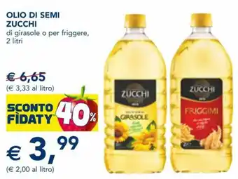 Esselunga Zucchi Olio Di Semi 2 litri offerta