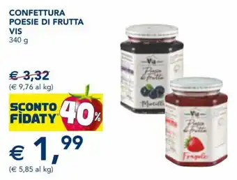 Esselunga Vis Confettura Poesie di Frutta 340 g offerta