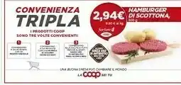 Coop Hamburger Si Scottona offerta