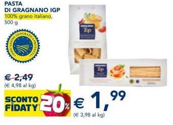 Esselunga Pasta di Gragnano IGP 500 g offerta