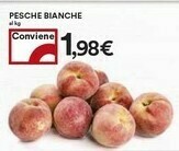 Coop Pesche Bianche offerta