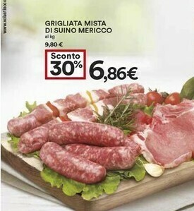 Coop Grigliata Mista Di Suino Mericco offerta