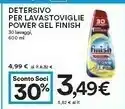 Coop Finish Power Gel Detersivo Per Lavastoviglie 400ml offerta