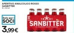 Coop Sanbitter Aperitivo Analcolico Rosso offerta