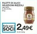 Coop Rizzoli Filetti Di Alici Selezioni 90g offerta