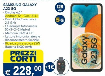 Esselunga Samsung Galaxy A23 5G offerta