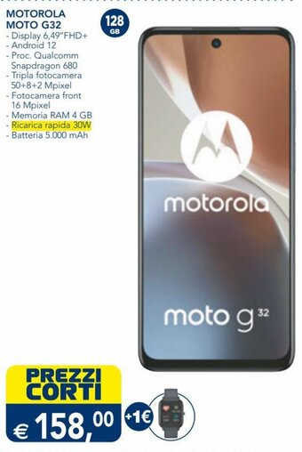Esselunga Motorola Moto G32 offerta