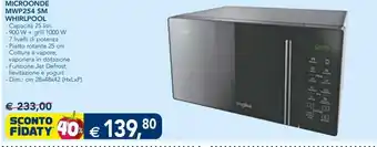 Esselunga Whirpool Microonde MWP254 SM offerta