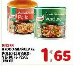 Mio Market Knorr Brodo Granulare Pollo-classico offerta
