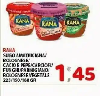 Mio Market Giovanni Rana Sugo Amatricana offerta