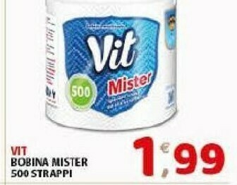 Mio Market Vit Bobina Mister 500-strappi offerta