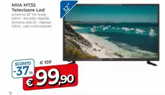 Tv led 32'' full hd mia