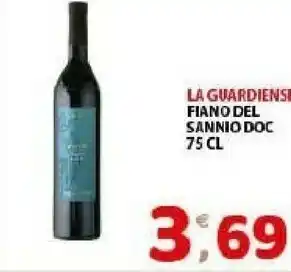 Mio Market La guardiense La Guardiensi Fiano Del Sannio DOC 750 Ml offerta