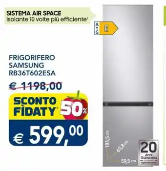 Esselunga Samsung Frigorifero RB36T602ESA offerta