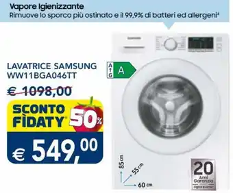 Esselunga Samsung Lavatrice WW11BGA046TT offerta