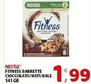 Mio Market Nestlè Fitness Chocolate Barrette offerta