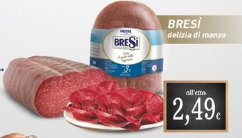 Bresì delizia di manzo