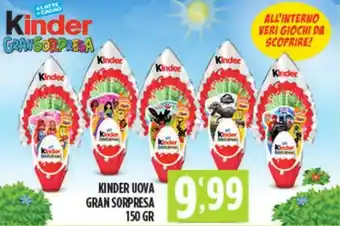 Euroesse Kinder Uova Gran Sorpresa 150 gr offerta