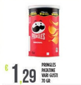 Euroesse Pringles Patatine vari gusti 70 gr offerta