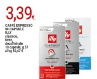 illy Caffè Espresso in Capsule