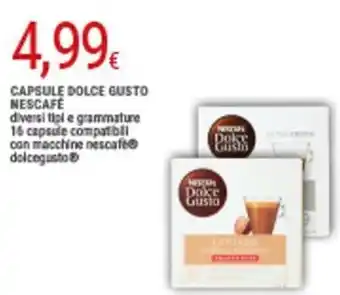Doro Supermercati Nescafe Capsule Dolce Gusto offerta