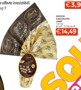Lindt Uovo di Cioccolato 320 gr