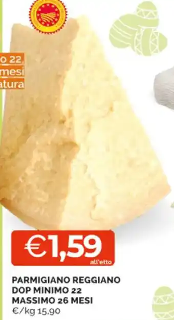 Mercatò Mesi Parmigiano Reggiano DOP Minimo 22 offerta