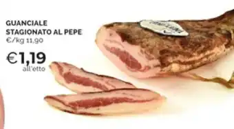 Mercatò Guanciale Stagionato al pep offerta