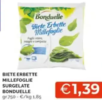 Bonduelle Biete Erbette Millefogglie 750 gr