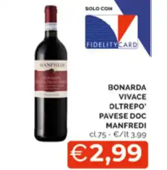 Mercatò Manfredi Bonarda Vivace Oltrepo Pavese DOC 75 cl offerta