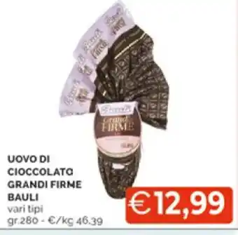 Bauli Uovo Cioccolato Grandi Firme 280 gr.