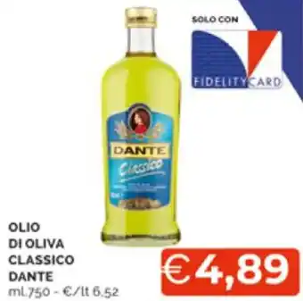 Mercatò Dante Olio Di Oliva Classico 750 ml offerta