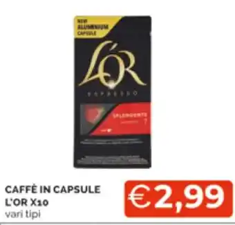 Mercatò L'Or Caffè In Capsule X20 offerta