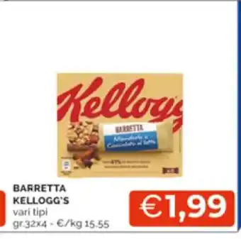 Mercatò Kellogg's Barretta 32x4 gr offerta