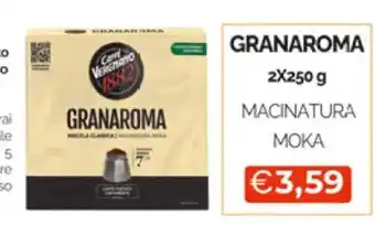 Granaroma 2X250 g Macinatura Moka
