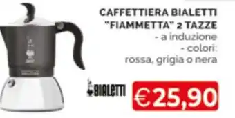 Caffettiera Bialetti "Fiammetta" 2 Tazze