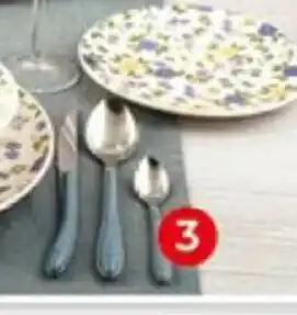 Servizio 24 Posate Colore Azzurro