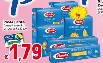 Kanguro Pasta Barilla 1000 gr offerta