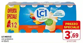 Iperal Nestlè LC1 con probiotico ml 90x12 offerta
