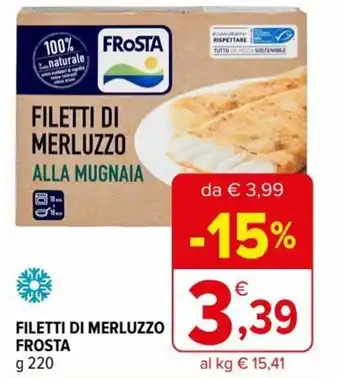 Iperal Frosta Filetti di Merluzzo g 220 offerta