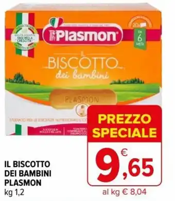 Iperal Plasmon Il Biscotto Dei Bambini kg 1,2 offerta